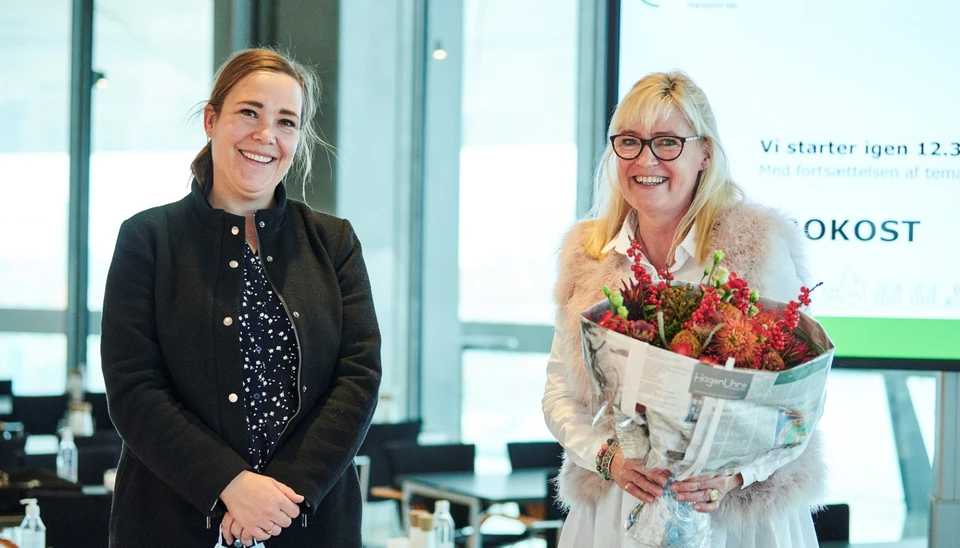 Social- og indenrigsminister Astrid Krag og SSP-leder Helle Midskov Brynaa