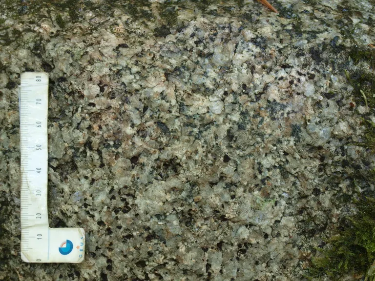 Ferslevstenen tæt på, geologisk billede