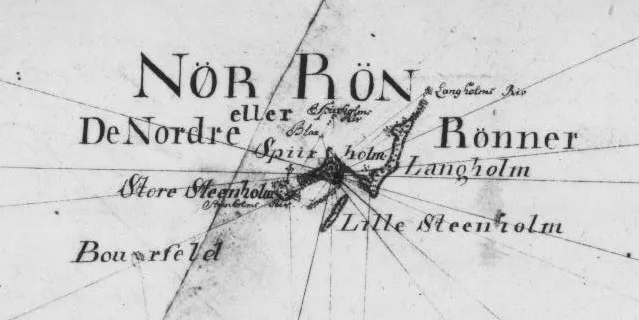 Gammelt kort over Læsø