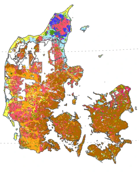 Danmarkskort 