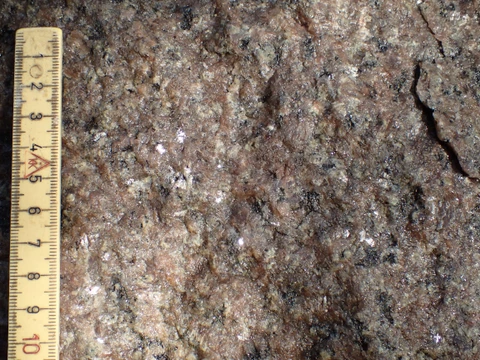 Kæmpesten Klosterskoven bjergartsfoto