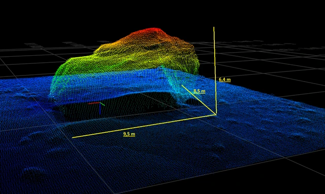 3D billede af barberens sten