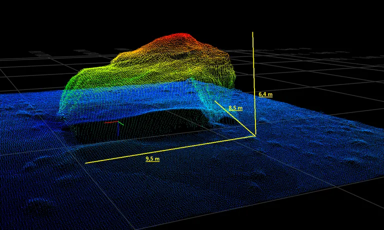 3D billede af barberens sten