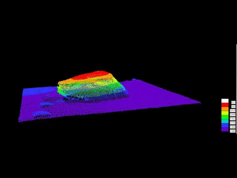 3D Billede af Tønneberg Banke 