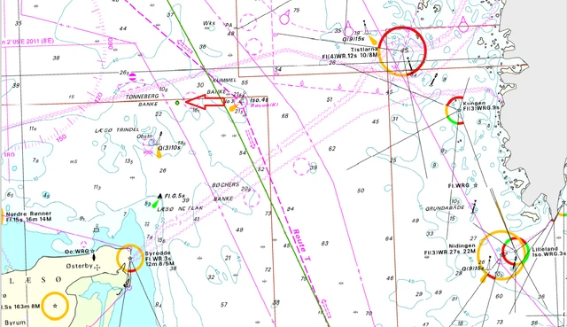 Placering af Tønneberg Banker på kort