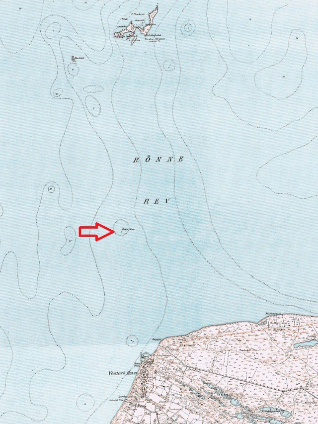 Friis sten placering på kort