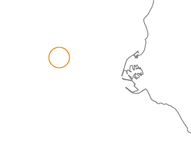 Vrag Stenen placer in på kort