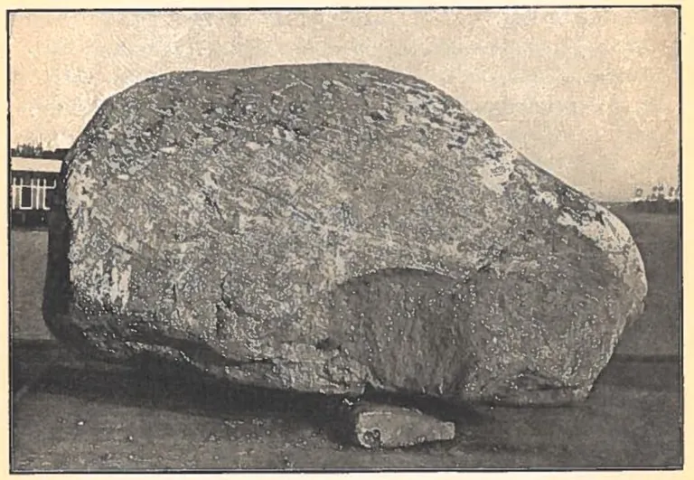 Den Svenske Sten før den blev flyttet