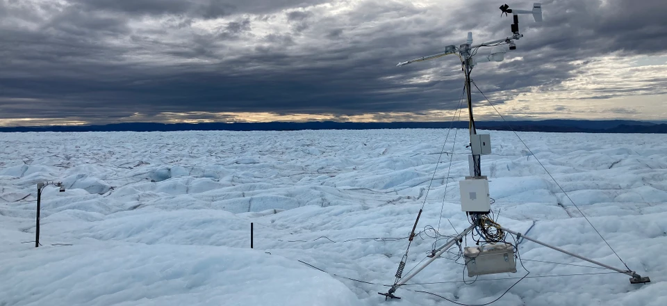 Klimastation på Indlandsisen