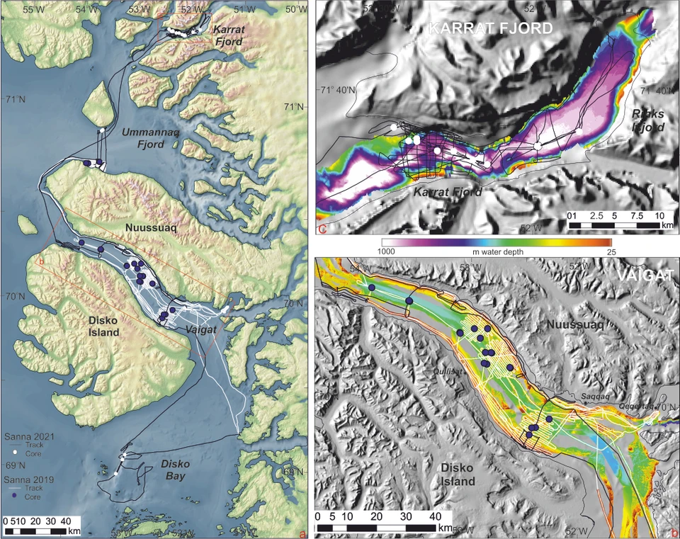  Study area and data of Project: Landslides in a changing climate