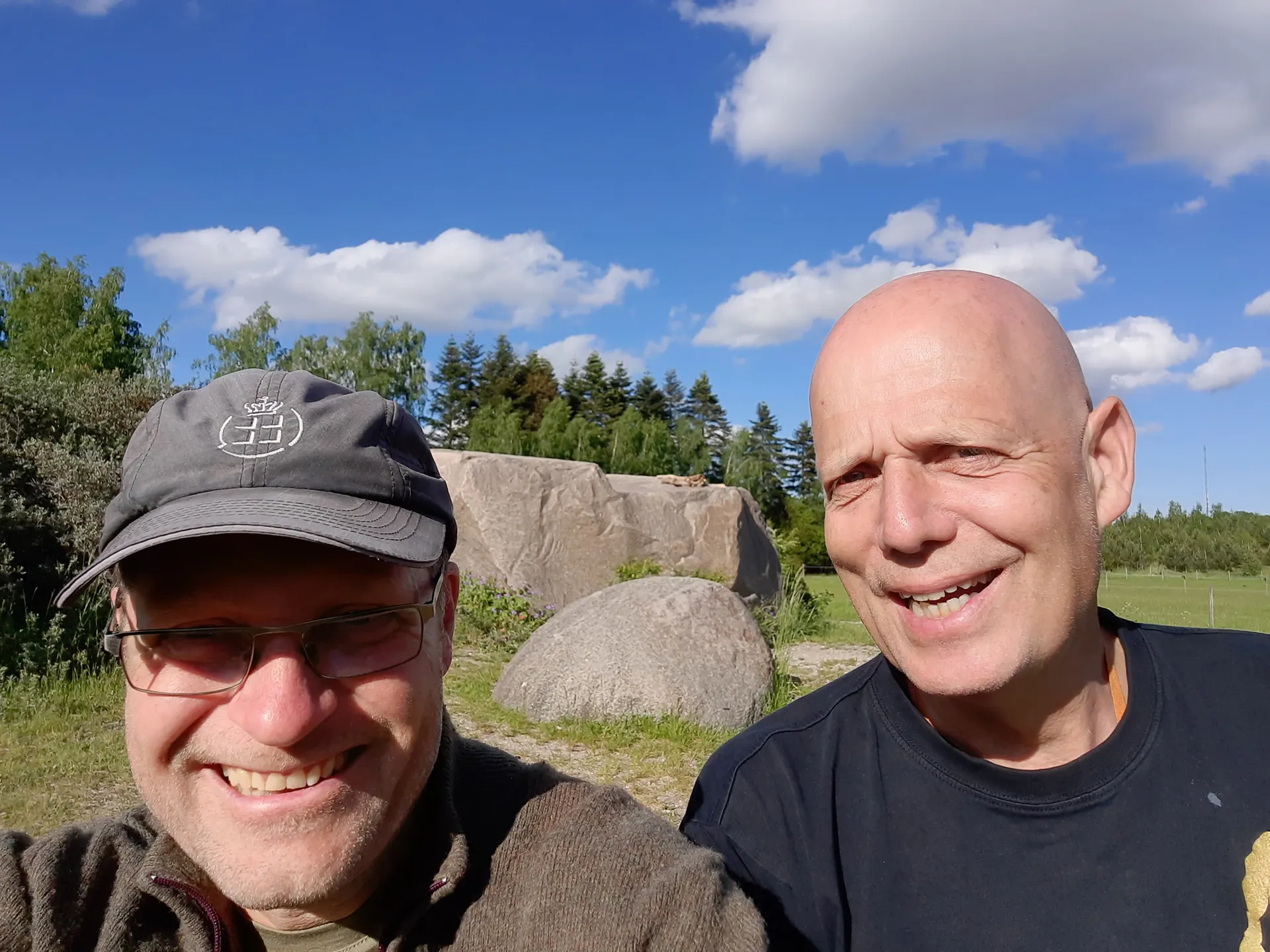 Holger Elme Nielsen og  Henrik J. Granat