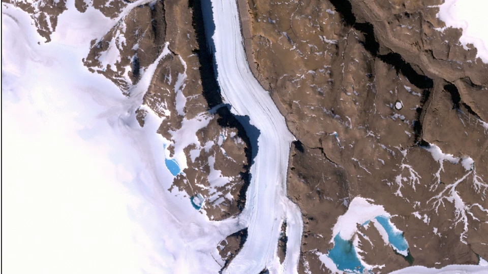  Satellitfoto af Sermeq Konrad Steffen