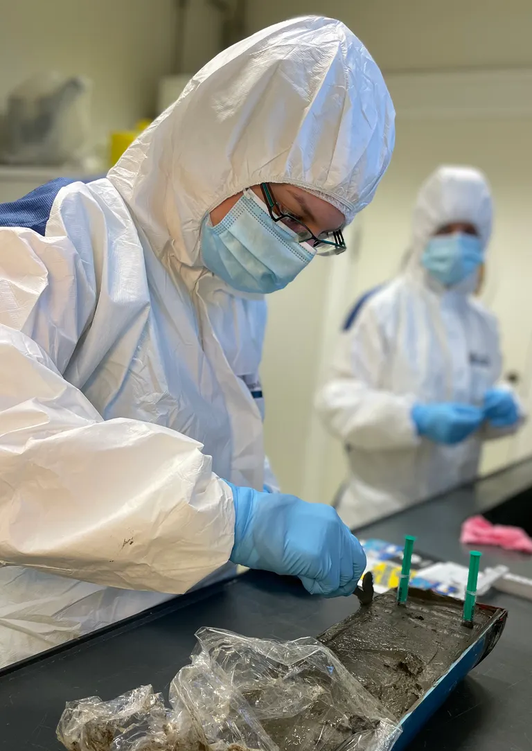 Forsker der arbejder