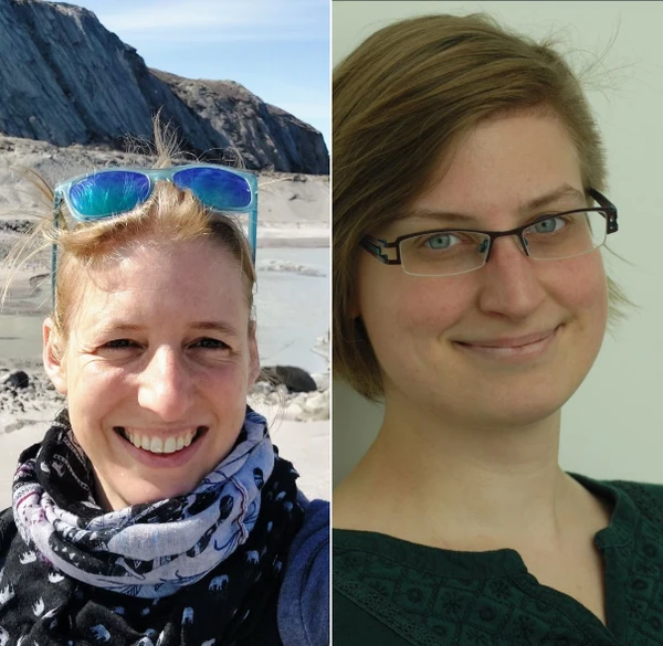  Anja Rutishauser (t.v.) og Heike Zimmermann (t.h.)