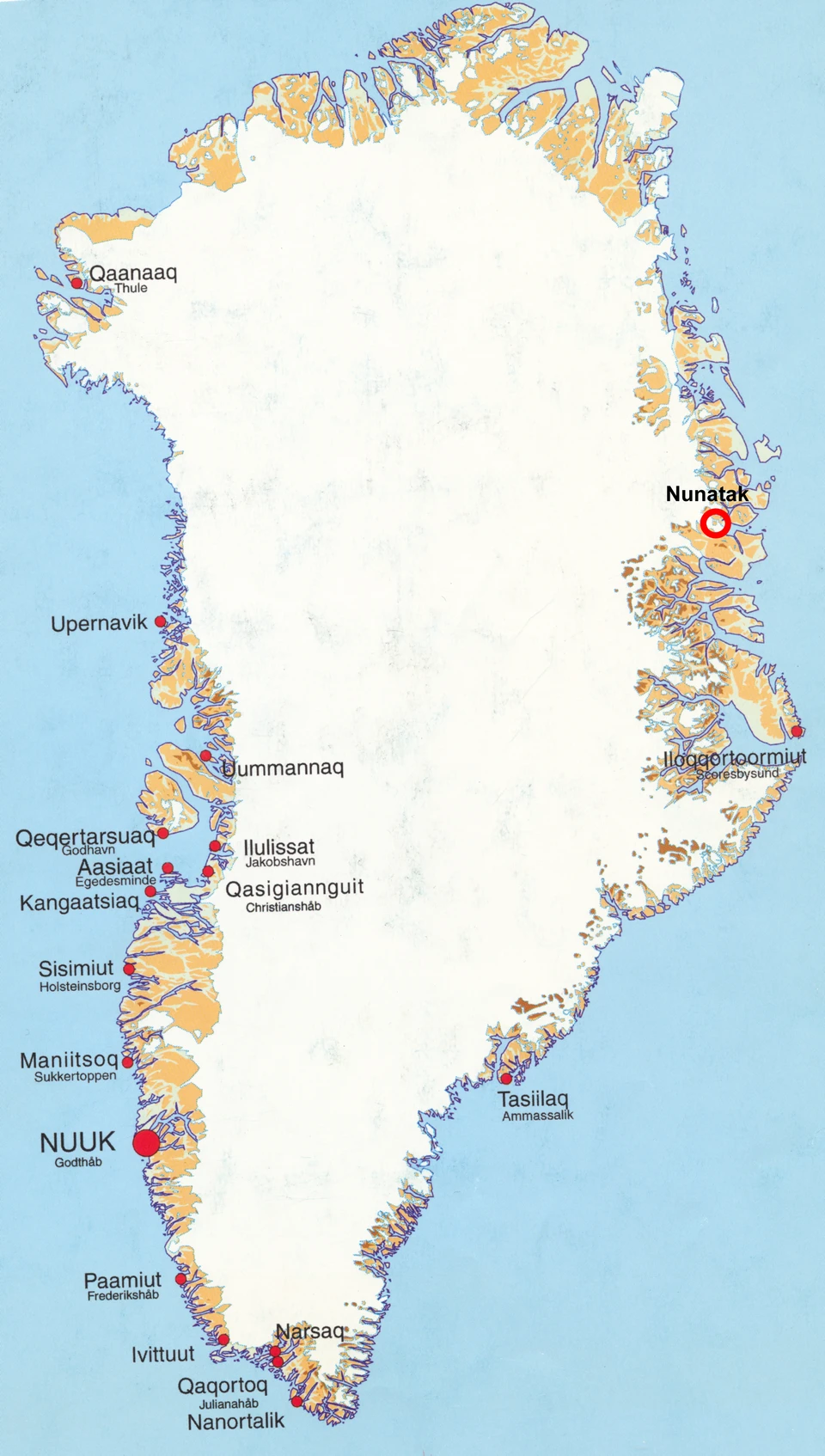 Grøndlandskort