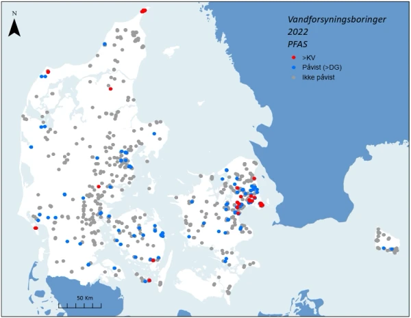 Grundvandets tilstand og udvikling 1989-2022
