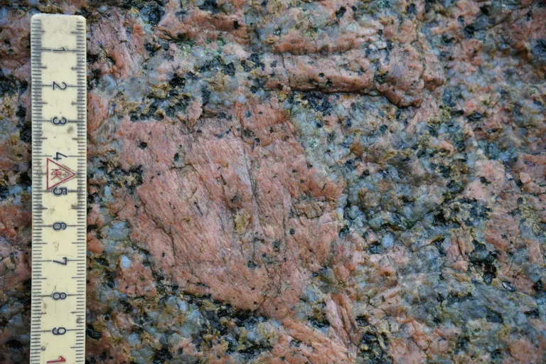 Dalumstenens bjergarter formet som et øje