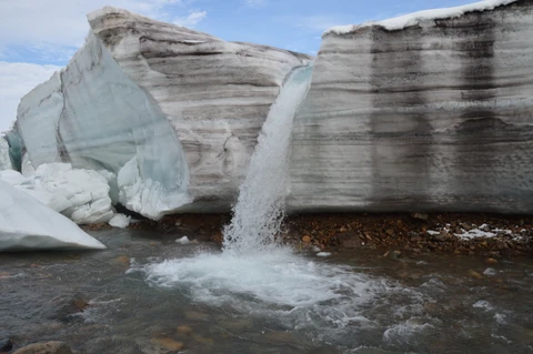 Glacier front