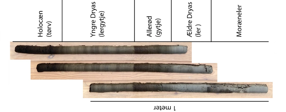 Sedimentkerner fra Allerød-tiden 