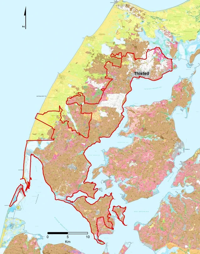 kortlagt område i skalaen 1:25.000