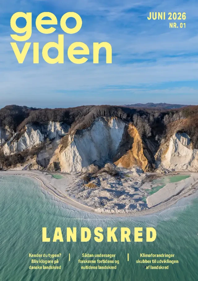 Foside på Geoviden om Landskred