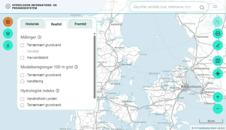 Billede af Hydrologisk Informations- og Prognosesystem