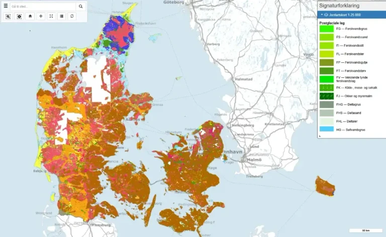 Danmarks Jordartskort