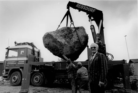 I.C. Møller Stenen flyttes