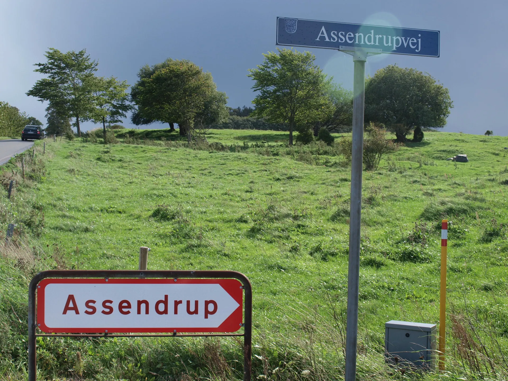 Byskilt til Assendrup