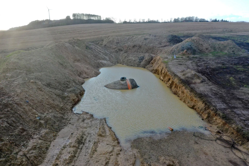 Hundborgstenen under vand