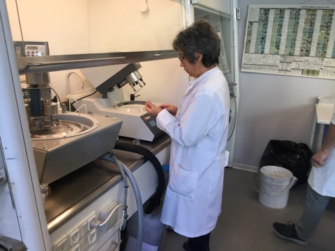 Struers polishing instrumentation