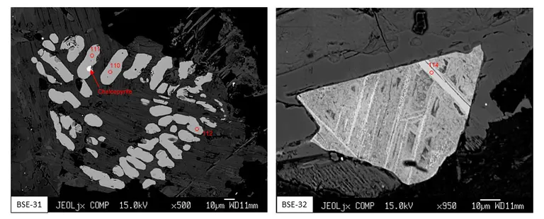 Magnetite and ilmenete