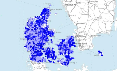 Grundvandskort over Danmark