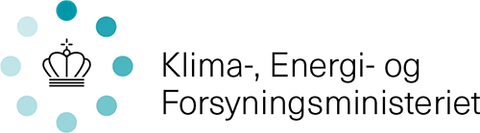 Logo for Klima-, Energi- og Forsyningsministeriet