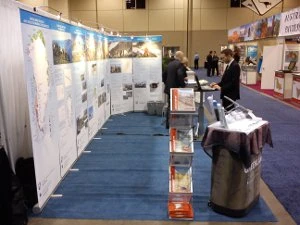 Råstofdirektoratet har en stand på PDAC 2012 i Toronto, hvor også GEUS deltager.