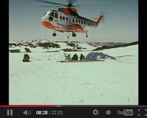 Screenshot af youtube video om de første boringer ved Isua