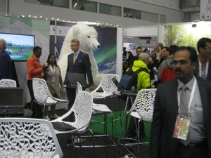 Foto fra den nordiske stand på IGC 2016