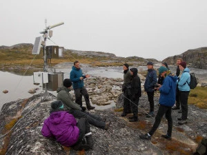 Fremvisning af målestation i Kobbefjord