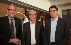 Fra venstre Lars Chr. Lilleholt, Flemming Larsen og Minik Rosing