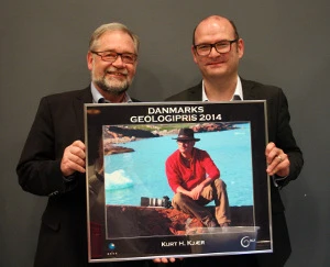 Administrerende direktør Johnny Fredericia og professor Kurt H. Kjær