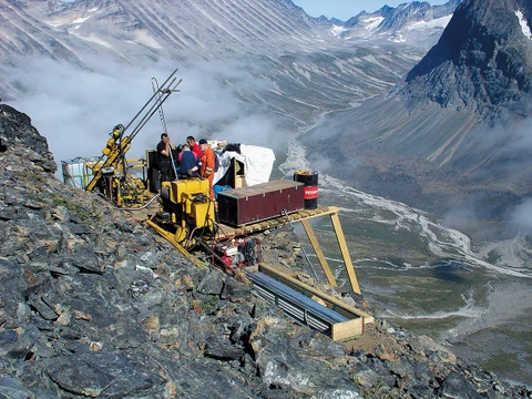 Boreholdet ved Nalunaq