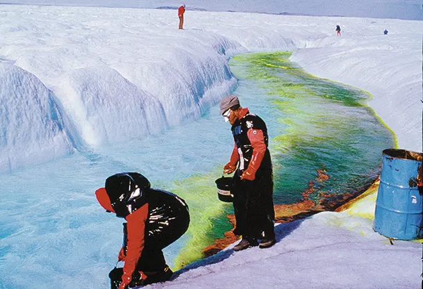 Smeltevandets retning