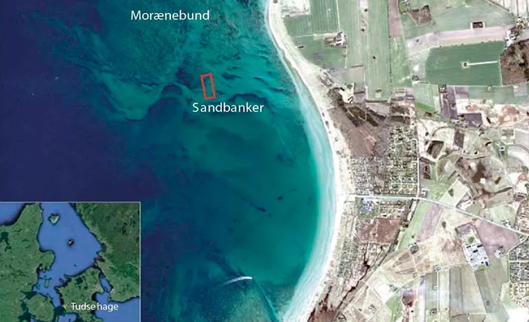 Lokalisering af sandbanker på orthofoto.