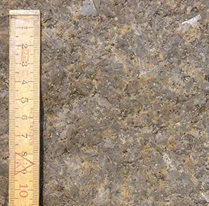 Nøvlingstenen består af Larvikit