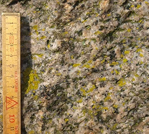 Kæmpesten Keldby består af Uppsala-Granit