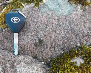 Galten består af granitisk gnejs.