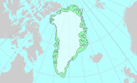 Kort over Grønland