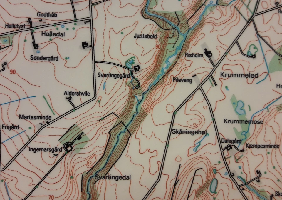 Svartingedalen kort