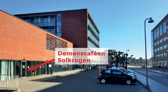 Billede af placeringen af Demenscaféen