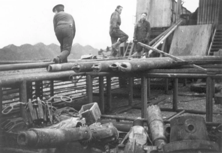 Olieboring i Laugø, 1959